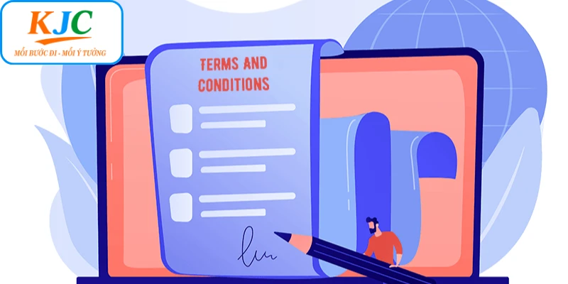 Nội dung trong điều khoản điều kiện tại KJC